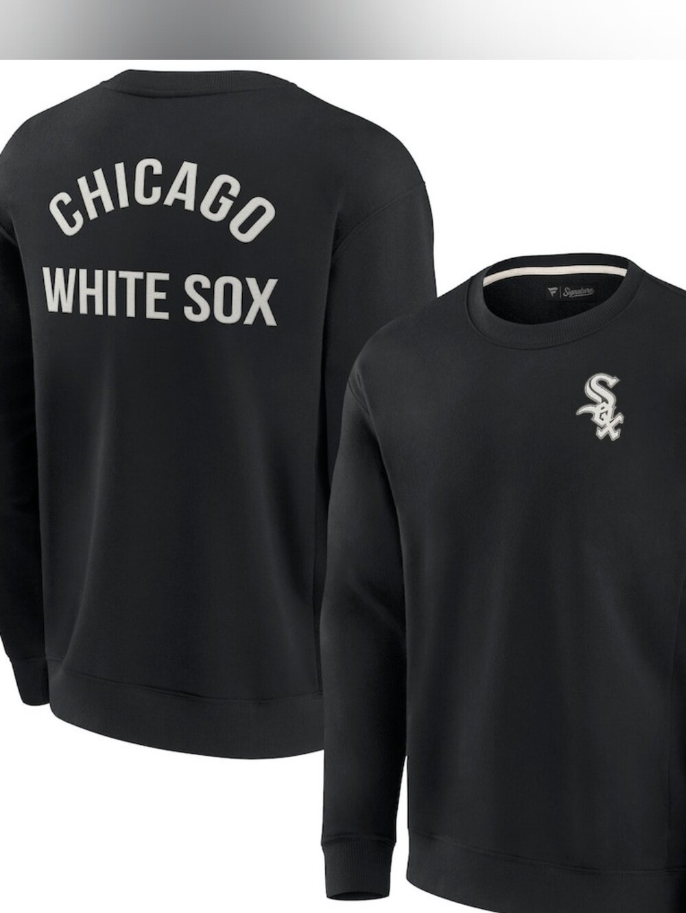 Chicago White Sox Fanatics Unisex Super Soft Pullover Crew Sweatshirt Men's XL